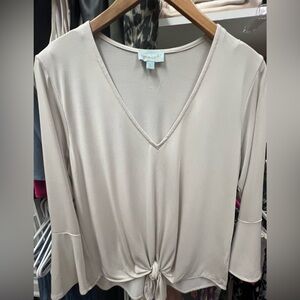 Veronica M off white blouse.